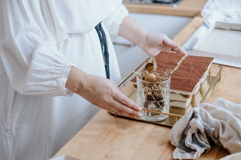 Classic tiramisu with espresso and mascarpone cream